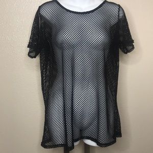 Boohoo fish net coverup